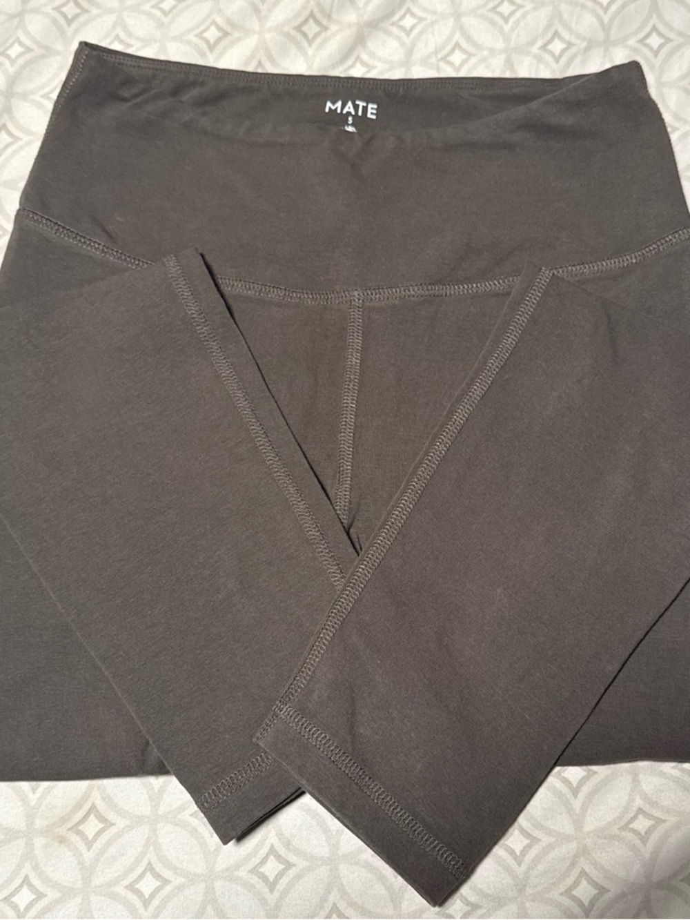 MATE High-Waist Leggings Organic Cotton - Color Brown